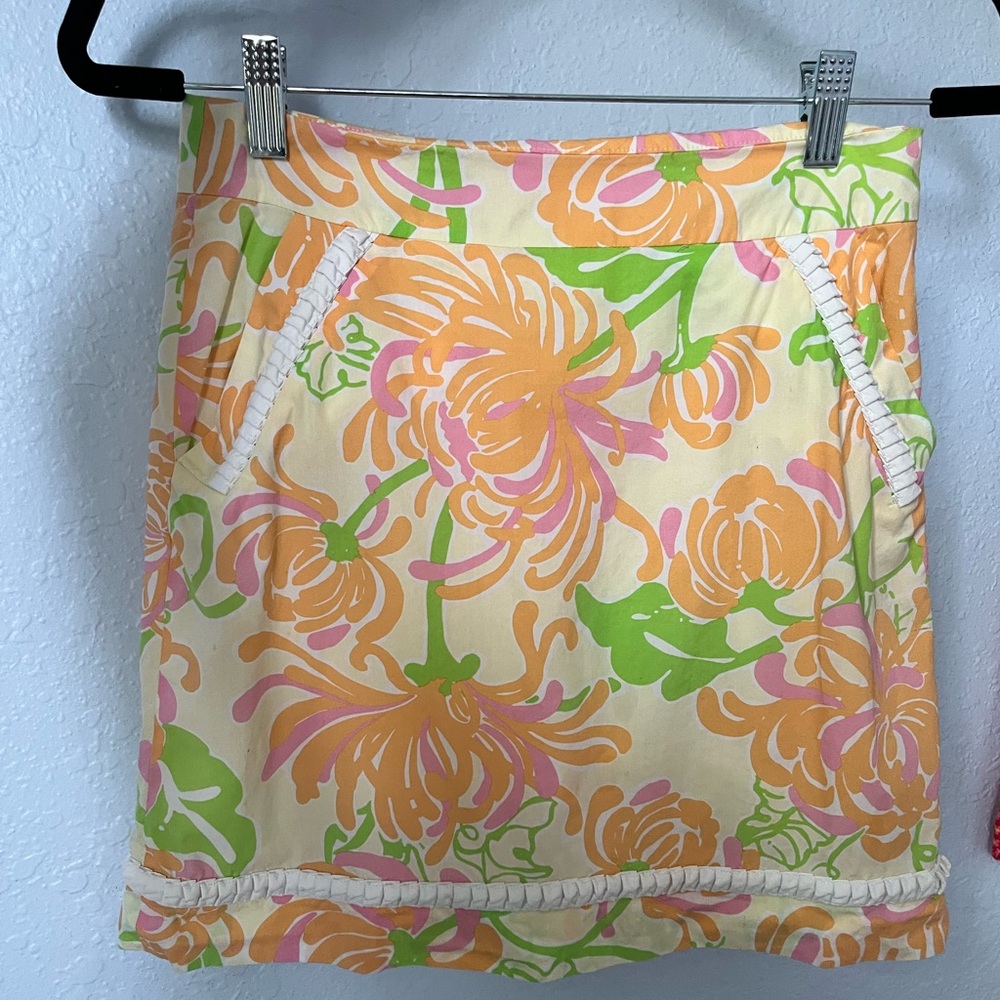 Vintage Lilly Pulitzer Skirt Size 0